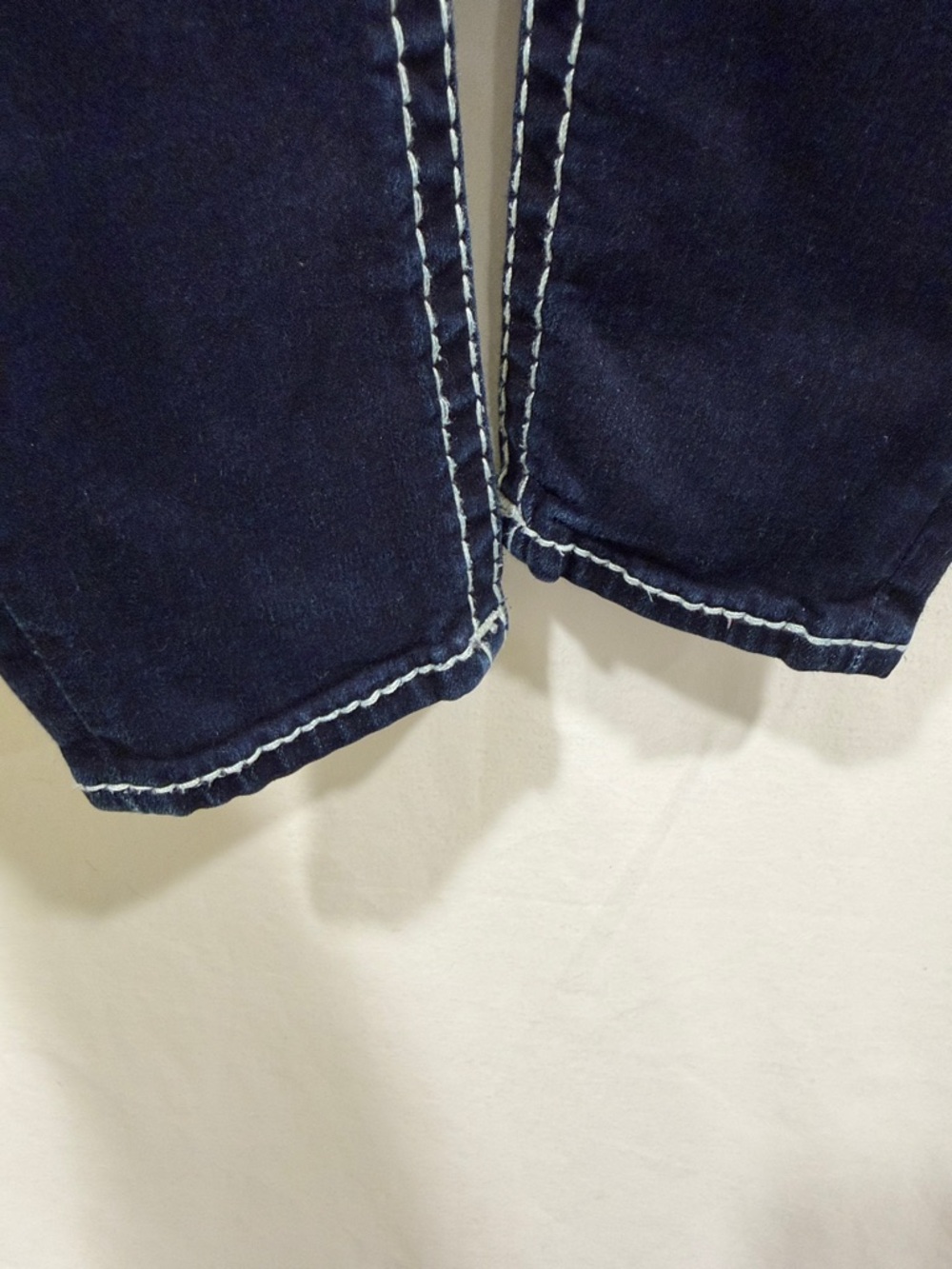 True Religion Halle High Rise Skinny Jeans Dark Wash Flap Pocket Big T 26 - Picture 15 of 16
